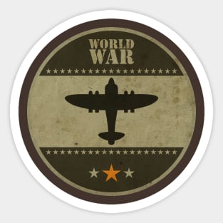 World War Vintage Sticker